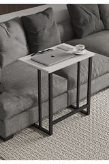 Çalışma Masası Kahvaltı Masası Servis Sehpası - Beyaz