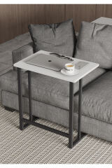 Çalışma Masası Kahvaltı Masası Servis Sehpası - Beyaz Beyaz