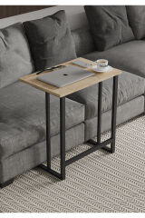 Çalışma Masası Laptop Sehpası Kahvaltı Masası Servis Sehpası - Safir Meşe Meşe