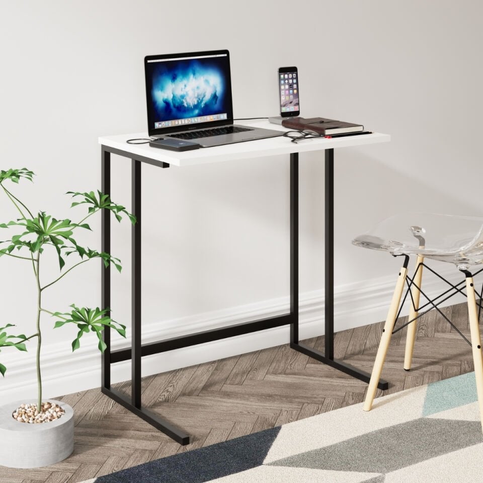 Çalışma Masası Bilgisayar Masası Çocuk Masası 72x45- Beyaz